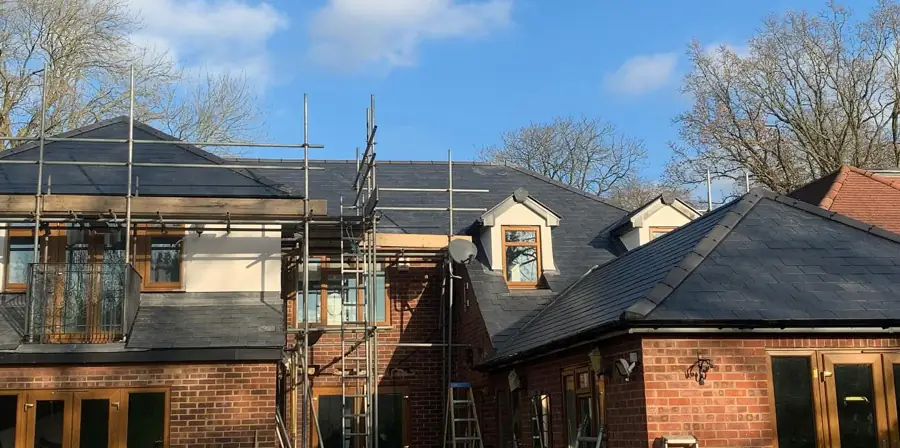 Slate and clay tile roofing carried out by RC Roofing in Essex